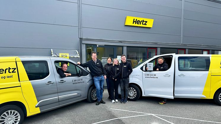 Hertz teamet i Kristiansand