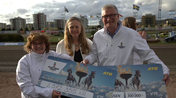 Miljoner till parasporten – Borups Victory vann Paralympiatravet™
