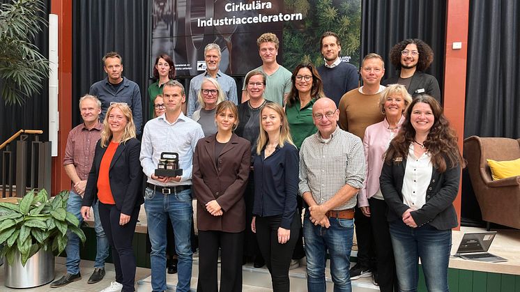 De deltagande industrierna och företag som är föremål för matchning i den Cirkulära Industriacceleratorn träffades på Dalarna Science Park.