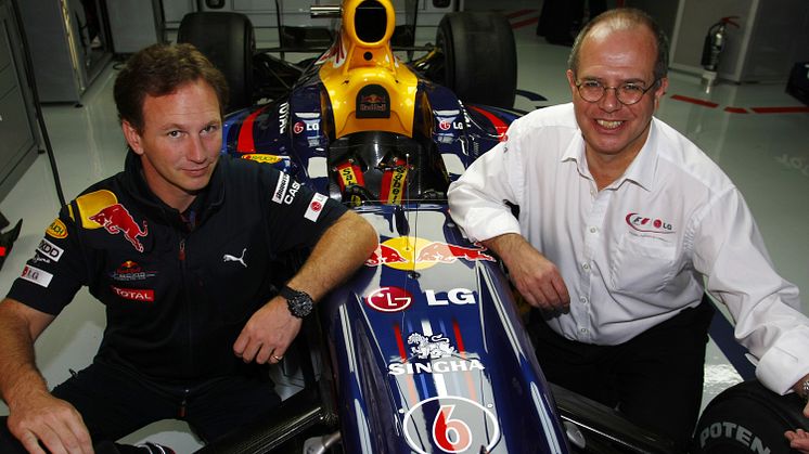 LG innleder samarbeid med Formula 1™-teamet Red Bull Racing