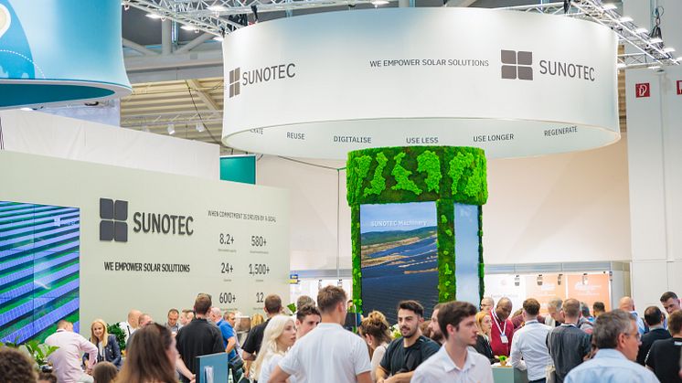SUNOTEC booth at Intersolar 2024