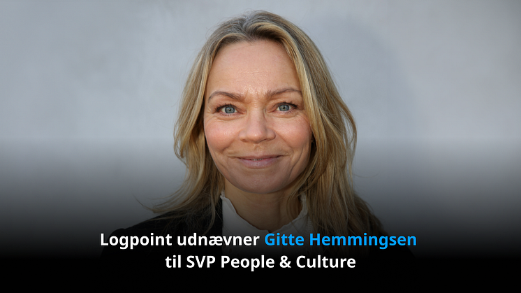 Logpoint udnævner Gitte Hemmingsen til SVP People & Culture