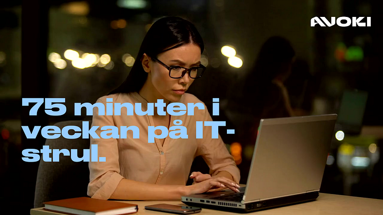 Svensken lägger 2 arbetsveckor på IT-strul varje år.