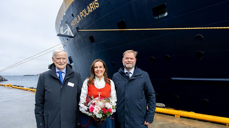 Marianne Sivertsen Næss - gudmor Havila Polaris