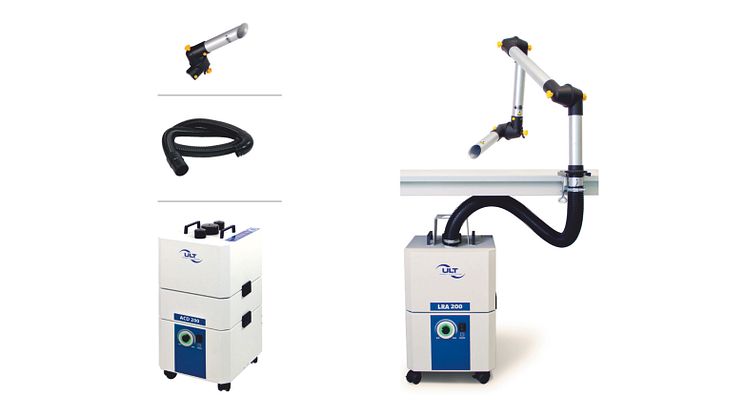 Lättanvända utsug för många olika arbetsmiljöer
