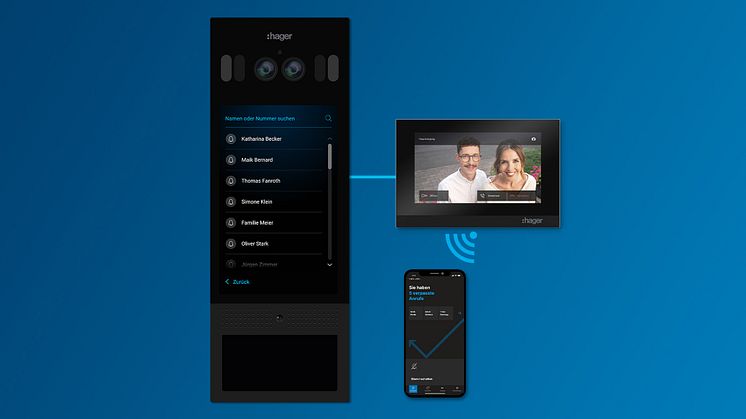 Für bis zu 1.000 Wohneinheiten: das digitale Türkommunikationssystem Hager intercom