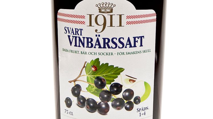 Herrljunga 1911 Svart Vinbärssaft 75 cl