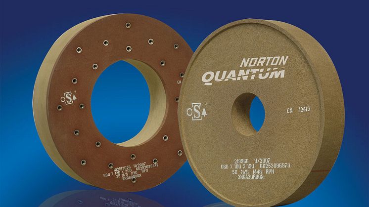 Norton Quantum - nya slipskivor för precisionsslipning (bakelit)