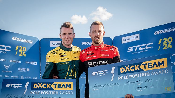 Tobias Brink, Jimmy Eriksson, Brink Motorsport. Foto: Anders Helgesson/STCC