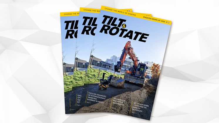 Voor alle liefhebbers van graafmachines – er is weer een nieuw nummer van Tilt & Rotate uit!