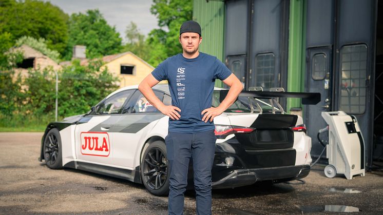 Lukas Sundahl, Exion Racing. Foto: Oscar Malmlund/STCC