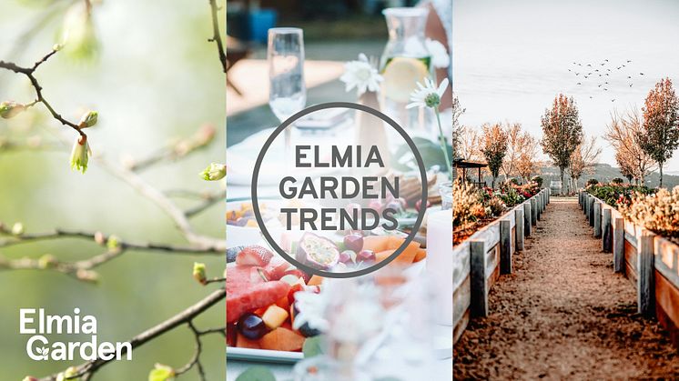 Hälsa, trädgårdsfest och höstigt retro. Så kan trädgårdsbranschens trender för 2025 sammanfattas enligt mässan Elmia Garden. Elmia Garden Trends tas fram varje år för att ge branschen inspiration och vägledning vid exempelvis inköp och butikstyling.