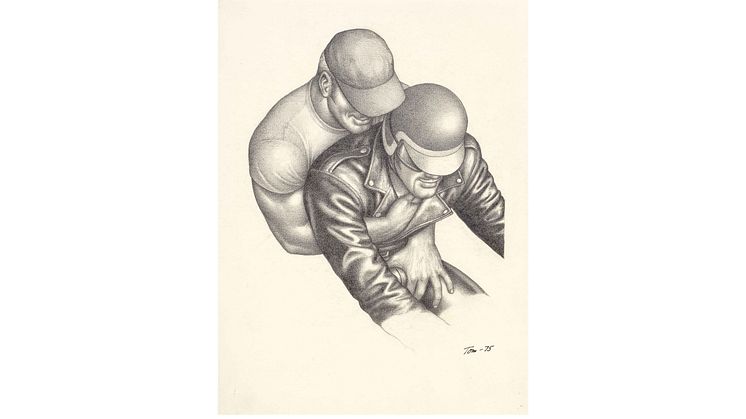 Untitled (Panel 6 from Sex in the Shed), 1975 by Tom of Finland (1920-1991) sold for €20,480 