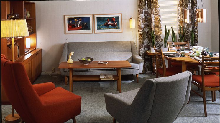 En miljö från IKEA  - tidigt 60-tal