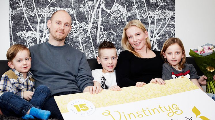 Familjen Wahlström vann 15 städfria år