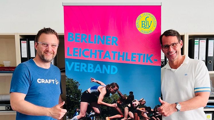 Craft und Berliner Leichtathletikverband gehen Partnerschaft mit Sportfachhändler Sport39 ein