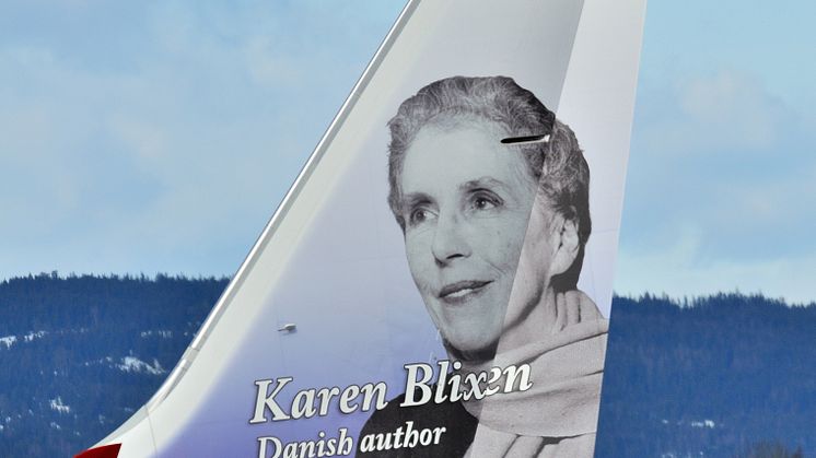 Karen Blixen på nyt Norwegian-fly