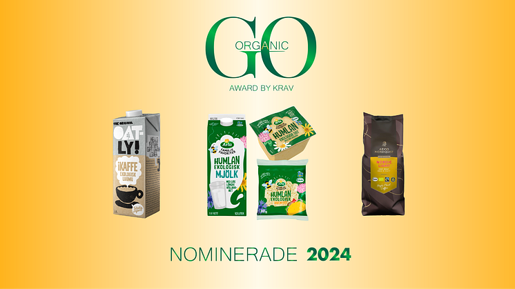 iKaffe, Humlan och Nordic Light nominerade till Go Organic Award