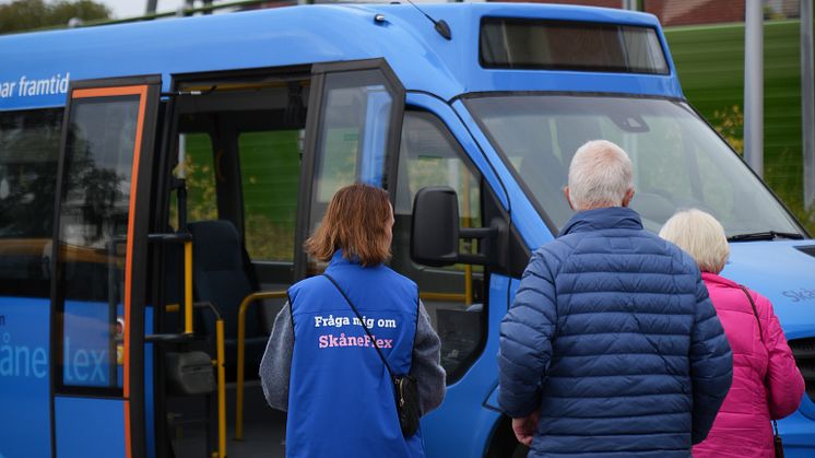 Pressinbjudan: Välkommen till invigning av Skånetrafikens test av SkåneFlex