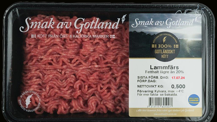 Protos återkallar Smak av Gotland lammfärs med bäst före-datum 17-07-2024