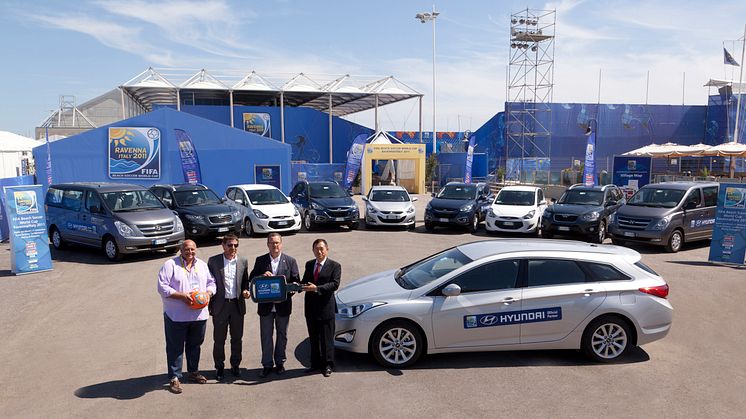 Hyundai offisiell bil for VM i beachfotball