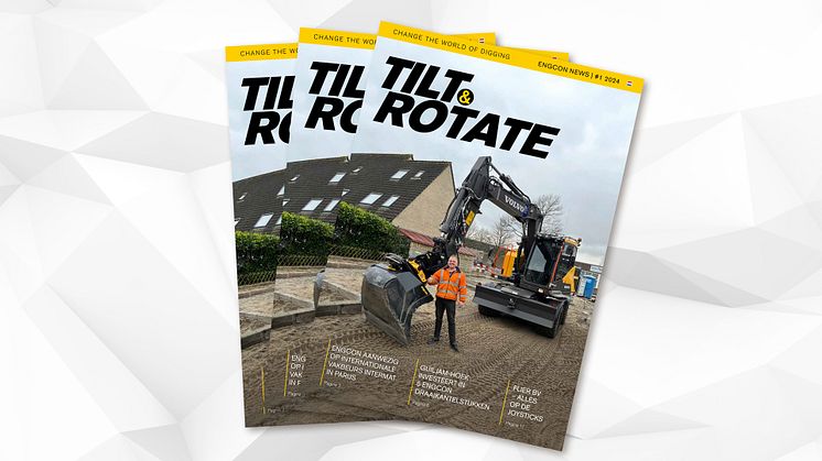 Voor alle liefhebbers van graafmachines – er is weer een nieuw nummer van Tilt & Rotate uit!