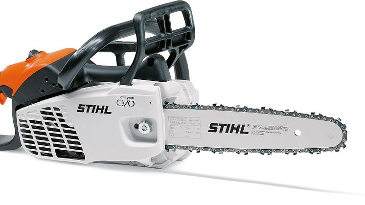 Nå lanserer STIHL en ny motorsag, som er lett på flere måter