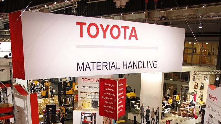 Toyota noterade stort intresse vid Logistik & Transport