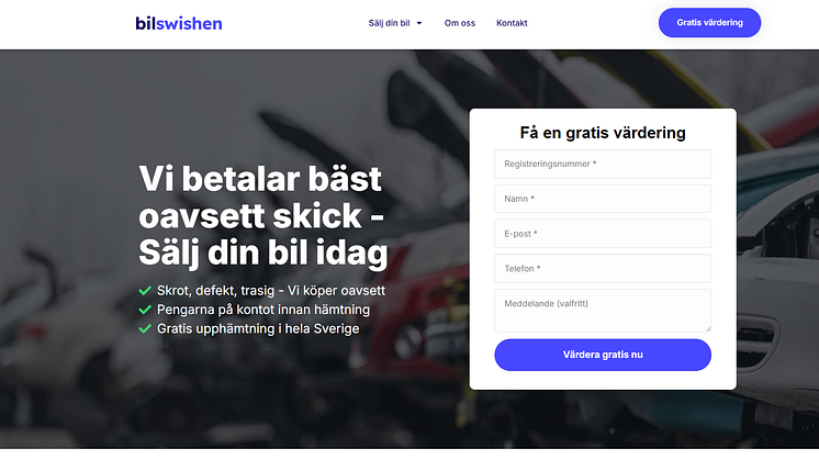 Bilswishen – Enklare försäljning av defekta bilar i hela Sverige