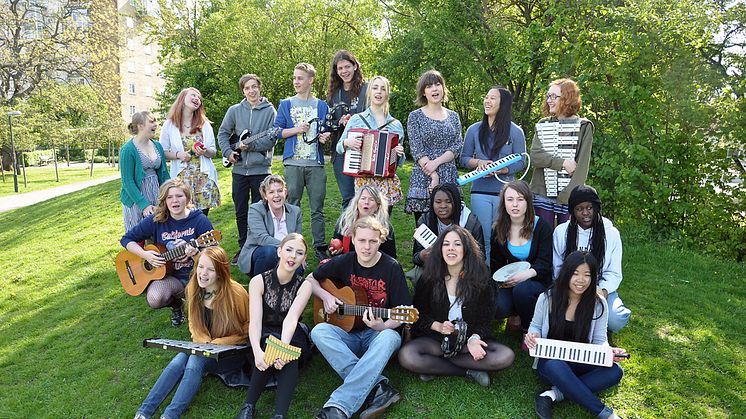 Musiktalanger från Fosie ger konserter på Gustav Adolfs Torg och Amfiteatern