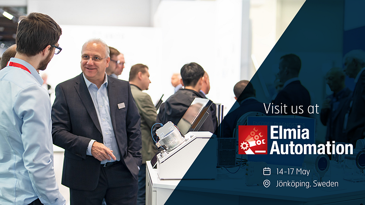 Come and meet us and HEIDENHAIN Scandinavia AB at Elmia Automation in Sweden next week! 👋