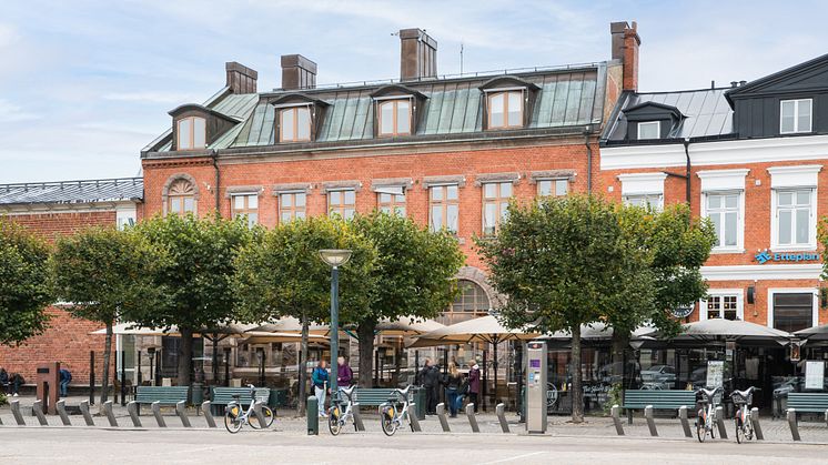 Bild: Mårtenstorget i Lund, Novier