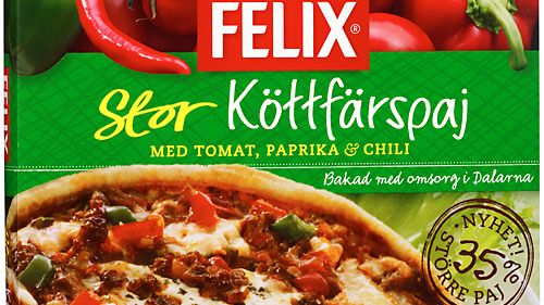 Hur mätt vill du bli? –  Felix svarar upp mot undersökning om portionsstorlekar och lanserar Felix ”Stor”, en paj för alla som vill ha lite mer