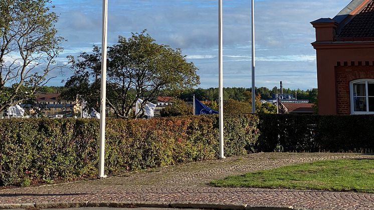 Välkommen på flagghissning för pride 2024