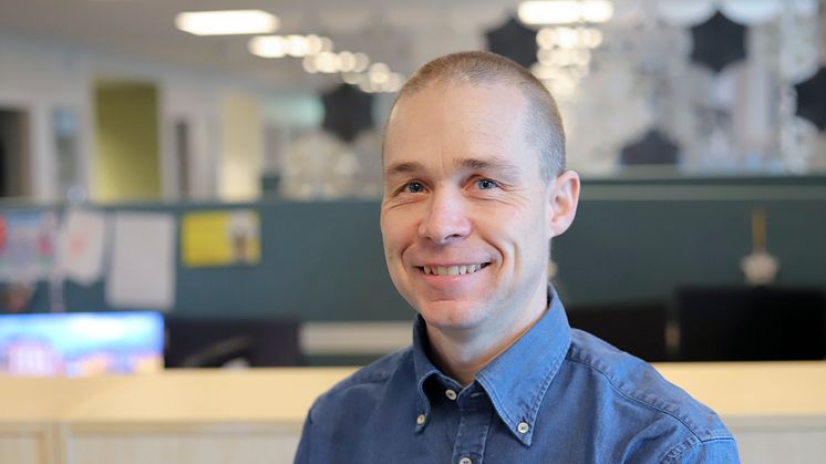 Stefan Bäckström, avdelningschef på Digital arbetsplats och plattformar 
