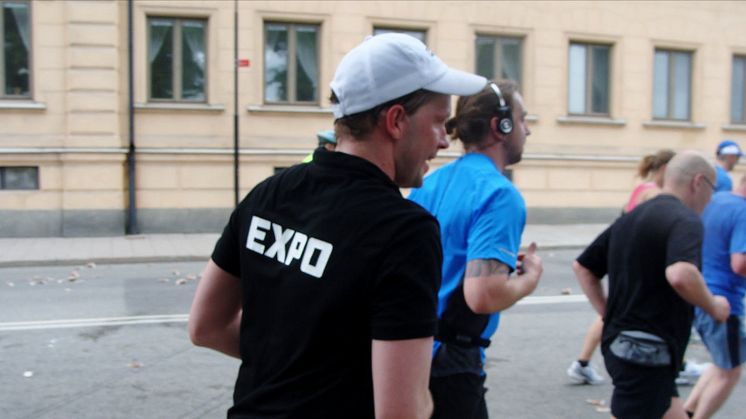Aktiv Expo-supporter sprang Stockholm marathon i helgen, bra jobbat Tobias!