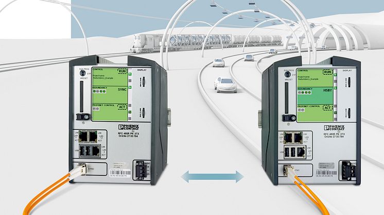 Redundant Profinet kontroller for maksimal oppetid