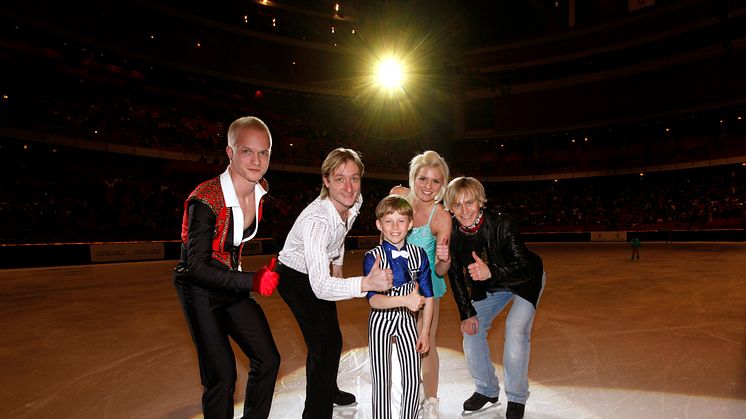 Plushenko klar för konståkningsshowen Stockholm Ice 2 april