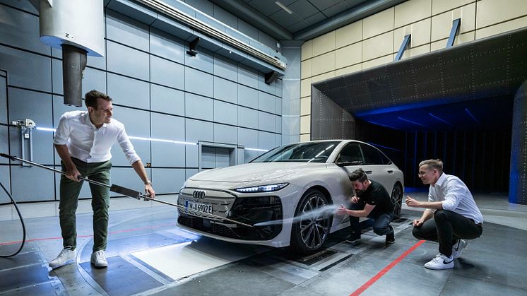 Teamwork med fokus på detaljerna för att uppnå det låga cw-värdet på 0,21 för A6 Sportback e-tron