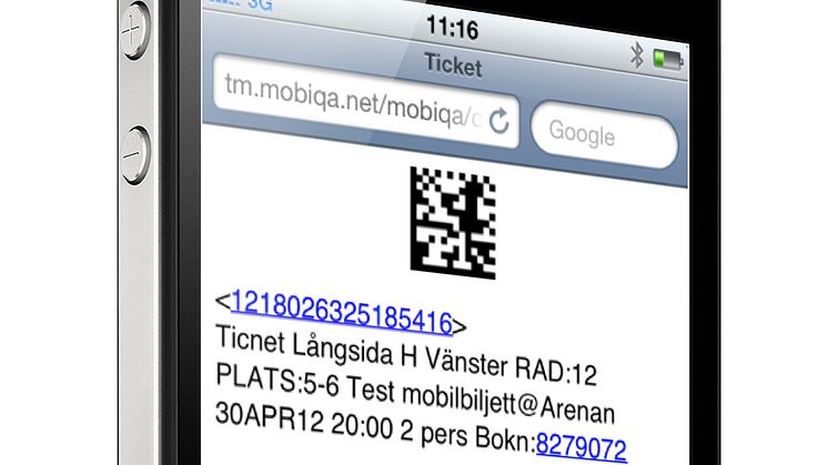 Arenabolaget erbjuder mobilbiljetter till evenemang