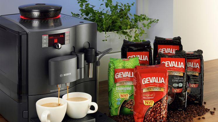 Bosch och Gevalia – för den perfekta koppen kaffe 