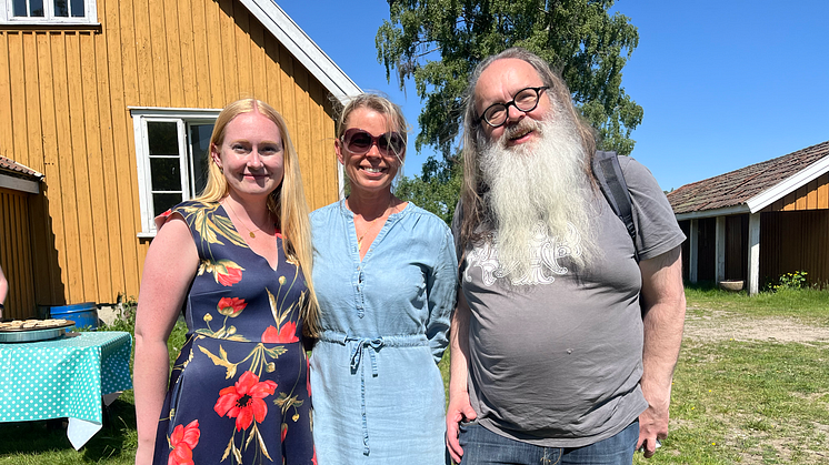 Ida Christoffersen (Geitmyra), Bente Bugge-Erlingsen (Geitmyra) og kulinarisk arkeolog, Daniel Serra 