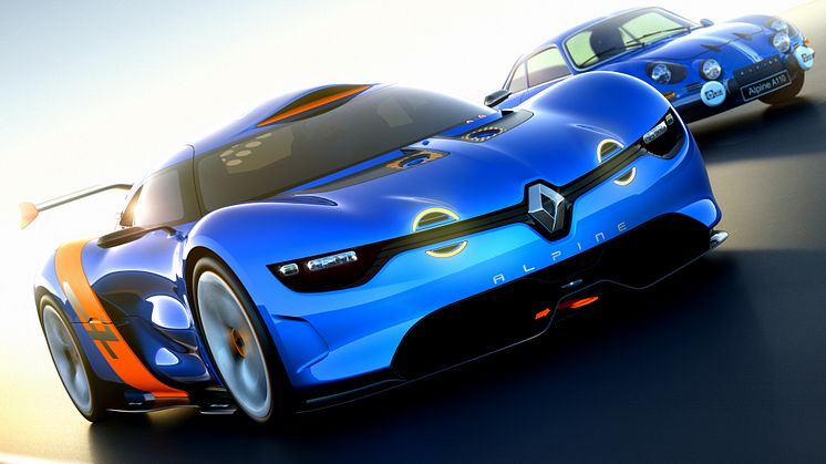RENAULT ALPINE A110 FYLLER 50. FIRAS MED KONCEPTBIL.