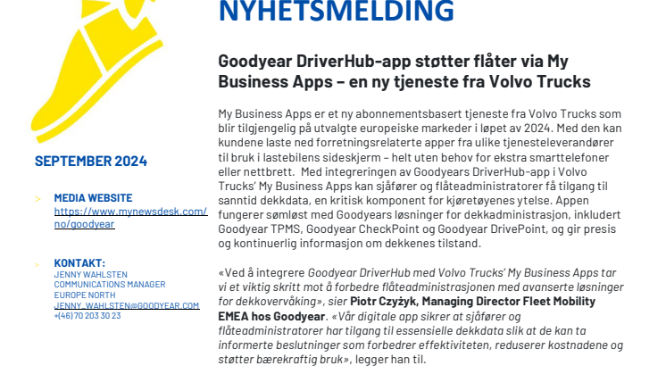 NO_Goodyear DriverHub-app støtter flåter via My Business Apps – en ny tjeneste fra Volvo Trucks_240903.pdf