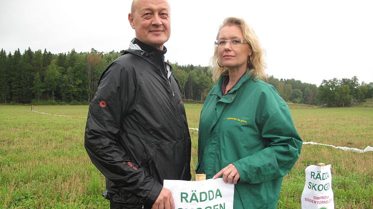 Hushållspapper ska stoppa motorled genom naturreservat