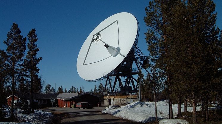 EISCAT:s mottagarstation i Kiruna