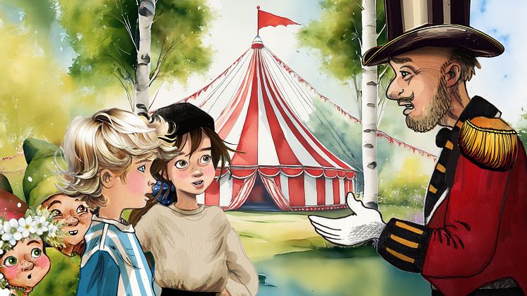 Halländsk barnbok med äventyr, troll och cirkus – Myra tar plats som campingmaskot