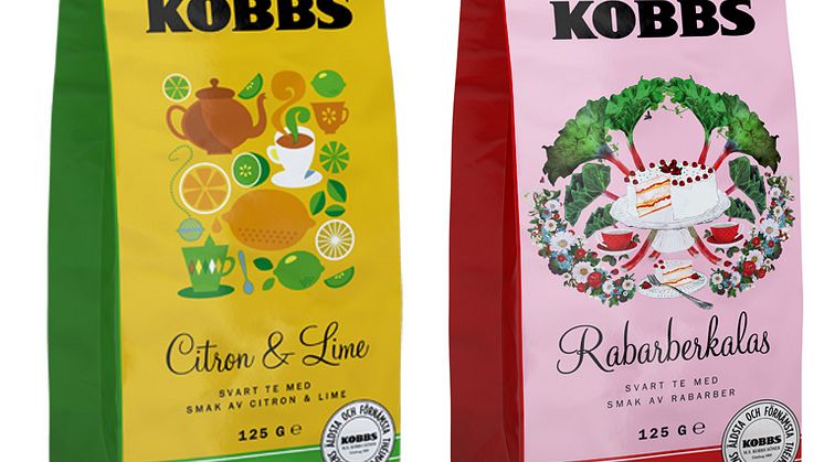 Nyheter från Kobbs: Citron & Lime och Rabarberkalas