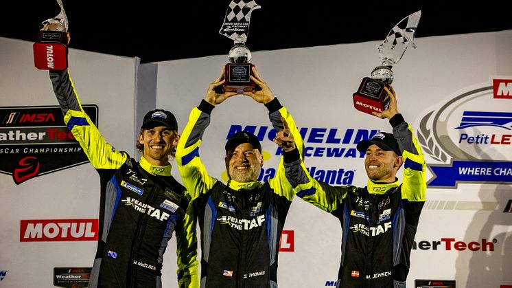 Dansk sejr i USA: Mikkel Jensen vandt Petit Le Mans