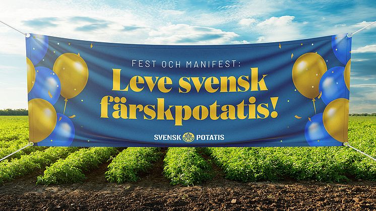 Premiär för den frilandsodlade färskpotatisen måndagen den 29 april kl 10 på Bjäre